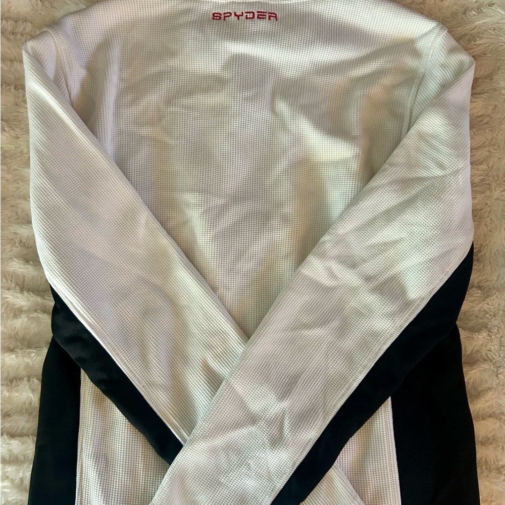 Spyder White and Black Performance Top